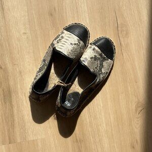 H&M Snake Print Espadrilles